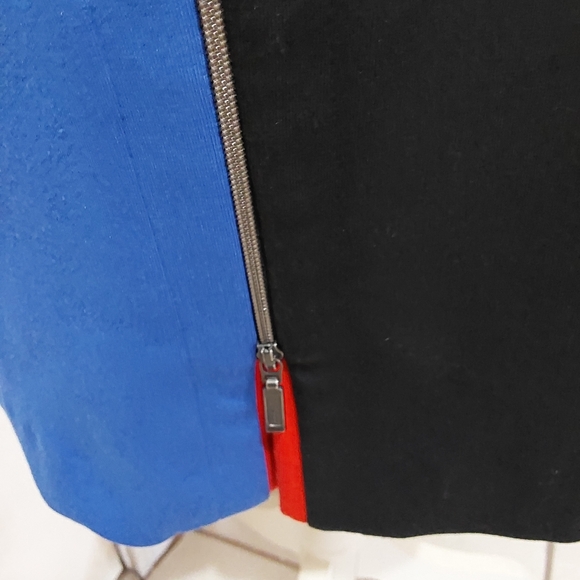 🌺 Like New Doc & Amelia (By Cintas) Black Colorblock Dress - Picture 3 of 11